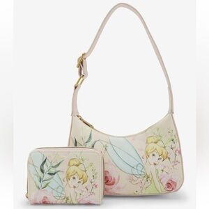 Loungefly Tinkerbell Pastel Floral Shoulder Bag